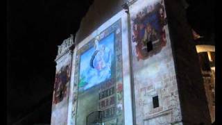 preview picture of video 'Proyeccion Virtual, ExTemplo de San Agustín, Zacatecas México (1/2)'