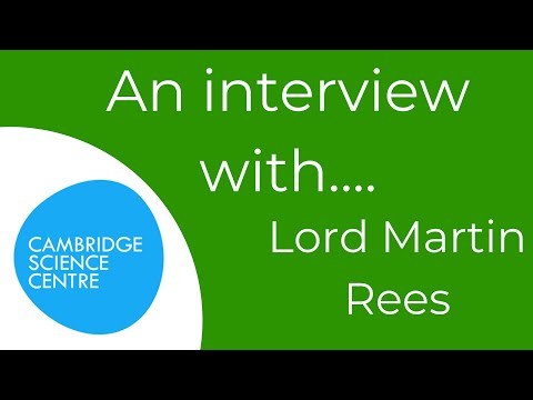 An interview with... Lord Martin Rees