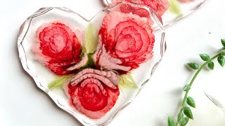 Beautiful 3D Flower Bouquet in Resin Coasters