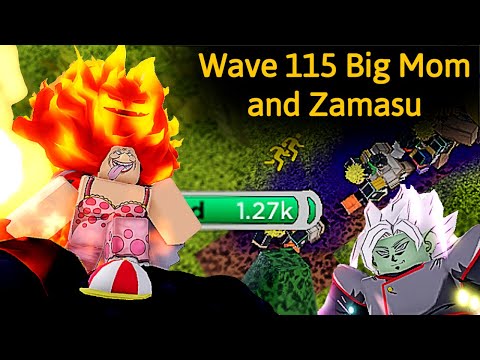 Wave 115 Infinite SOLO | Lvl 175 Big Mom and Zamasu | All Star Tower Defense