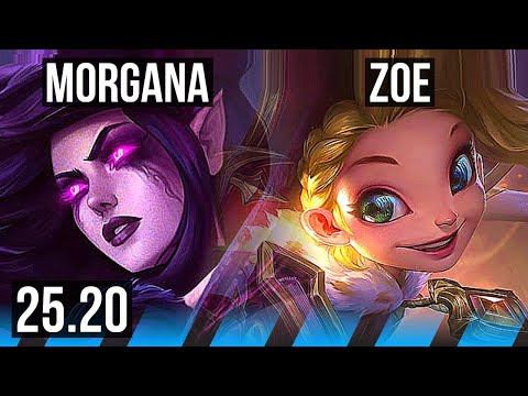 MORGANA vs ZOE (MID) | 9/1/16, Rank 4 Morg | BR Challenger | 25.20