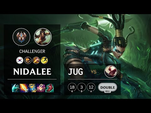 Nidalee Jungle vs Lee Sin - KR Challenger Patch 10.25b