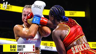 Claressa Shields vs Kaye Scott - FULL FIGHT HIGHLIGHTS 😱🔥