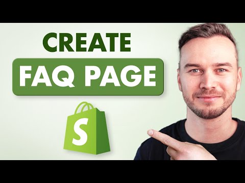 How to Create a FAQ Page in Shopify - Step by Step