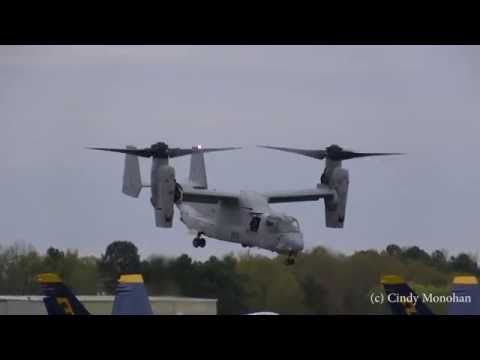 MV-22 Osprey Demonstration @ 2015 Tuscaloosa Regional Air Show (Saturday)