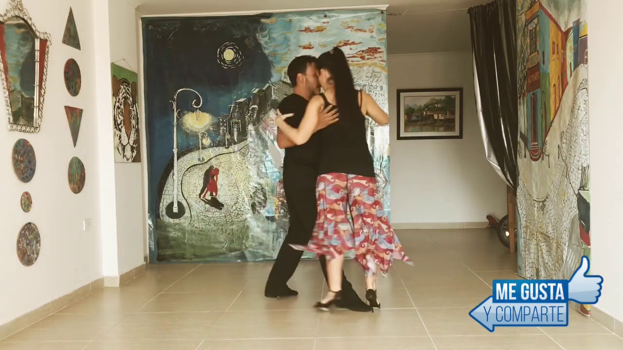 TANGO Secuencia coreografica con arrastre COREOGRAPHIC SEQUENCE Georgina Vargas Oscar Mandagaran