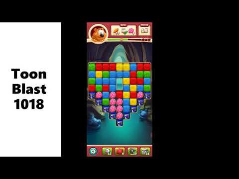 Toon Blast Level 1018 | No Boosters!! Voiceover | Happy Toon Blasting!