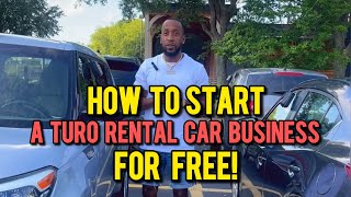 How to Start a Turo Rental Car Business for FREE Using ChatGPT & Faceb