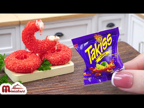 Making Miniature Potato Onion Rings At Home | ASMR Cooking Mini Food