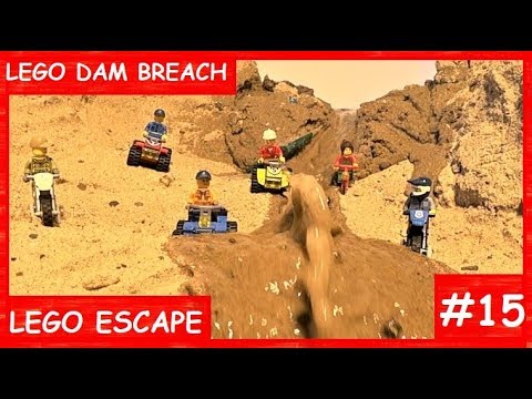 LEGO DAM BREACH ASMR #15 - LEGO ESCAPE