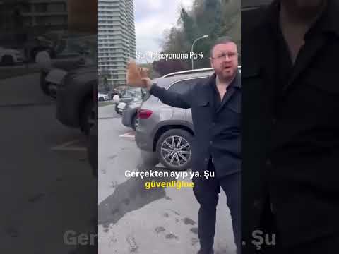 İstanbul Beykoz'da, Acarkent bölgesinde elektrikli araç şarj cihazlarının bulunduğu alanda traf