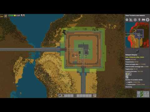 Factorio Mega Map RL01 NE Corner Under Attack