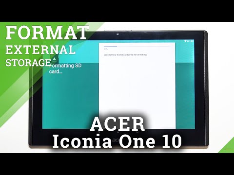 How to Format SD Card in ACER Iconia One 10 – Erase External Storage