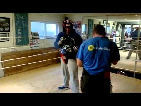''BIG SEXY'' Sean Turner vs Jim Rock sparring