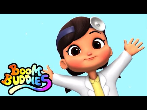 Canção do médico | Musica para bebes | Desenho animado | Boom Buddies Português | Animação