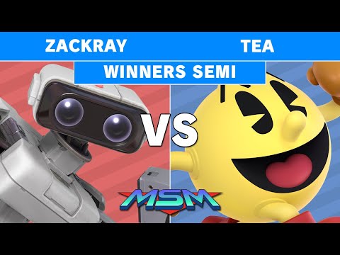 MSM 185 GW | Zackray (ROB) vs Tea (Pac-man) Winners Semi - Smash Ultimate