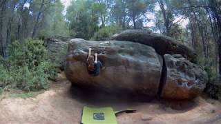 Video thumbnail of Problem 5 (Totxo Artés), 5. Salvanebleau