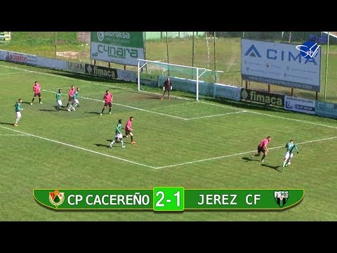Goles: CP Cacereño - Jerez CF (3ª División Gr.XIV 17/18)