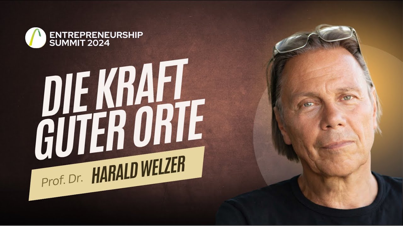 Entrepreneurship Summit 2024: Keynote Prof. Dr. Harald Welzer