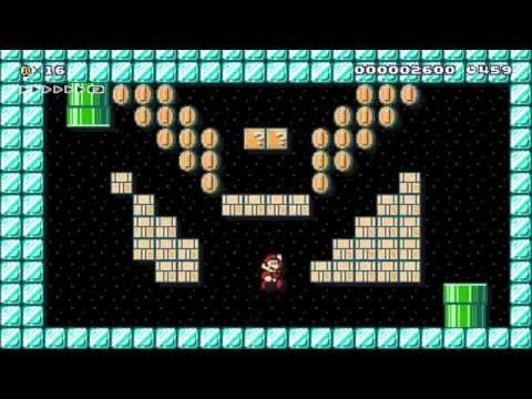 Super Mario Maker Chomps on Ice Walkthrough