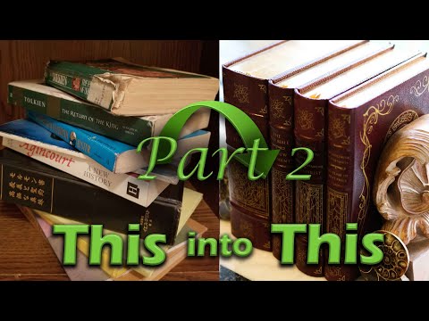 DIY Leather Book Binding Tutorial Part 2: Leather Binding and Cover Art