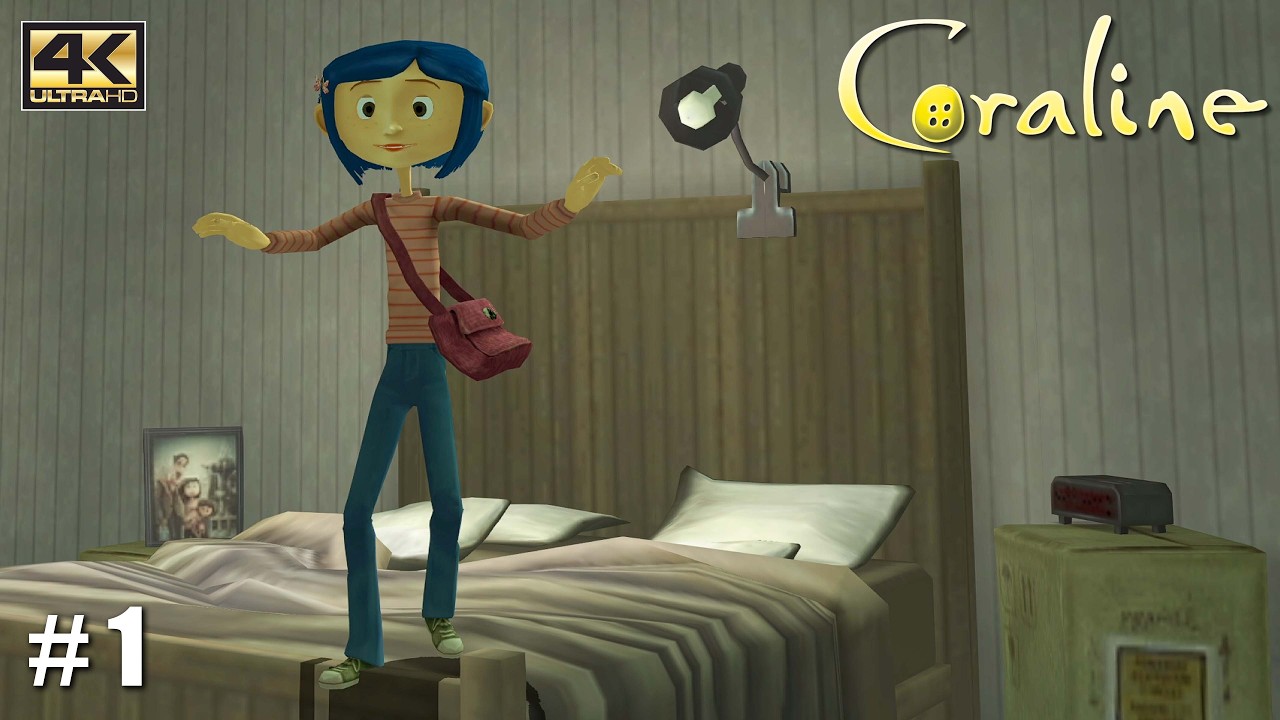 Coraline - PS2 Gameplay (Wii) / Full Movie Playthrough / Coraline Jones / 4K 60FPS / PART 1 (PCSX2)
