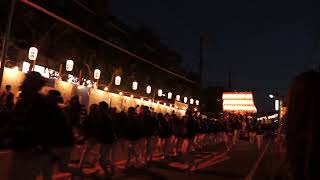 preview picture of video '鳳だんじり祭り 大鳥大社前 富木 灯入れ曳行 2013年10月6日'