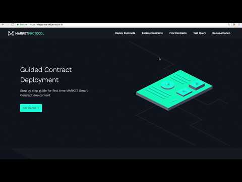 Deploy a contract in seconds with MARKET Protocol dApp!