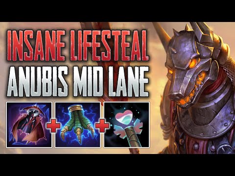 YOU CAN'T LIFESTEAL LIKE THIS IN SMITE 2! | Anubis Mid Gameplay | SMITE 1 Conquest