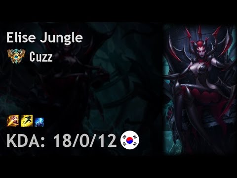 Elise Jungle vs Rengar - Cuzz - KR Challenger Patch 7.1