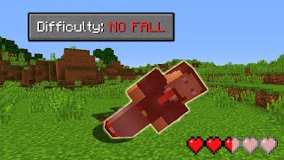 Minecraft, But If I Take Fall Damage I Die...