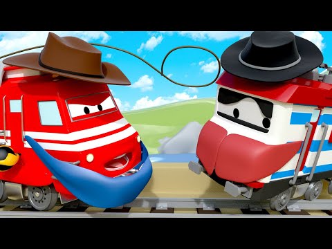 Vlak Troy - Šerifski Vlak Troy i Odmetnik Tony ! - Vlak Troy Sezona 🚄 Crtani sa kamionima za djecu