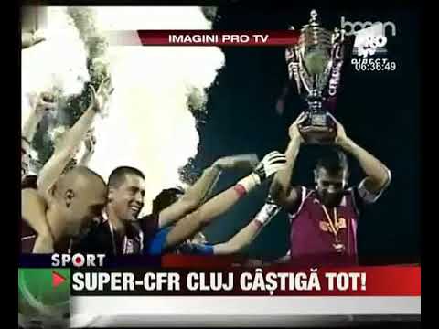 Rezumat Supercupa Romaniei 2009-2010 CFR Cluj - Unirea Urziceni 2-2, 2-0 dupa 11 m