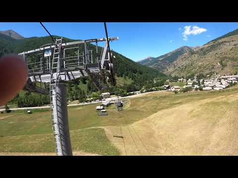 Discesa integrale seggiovia Poma "Gilly" Abriès (Francia)