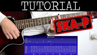 Cómo tocar El gato lopez - Ska p (Tutorial de Guitarra) / How to play