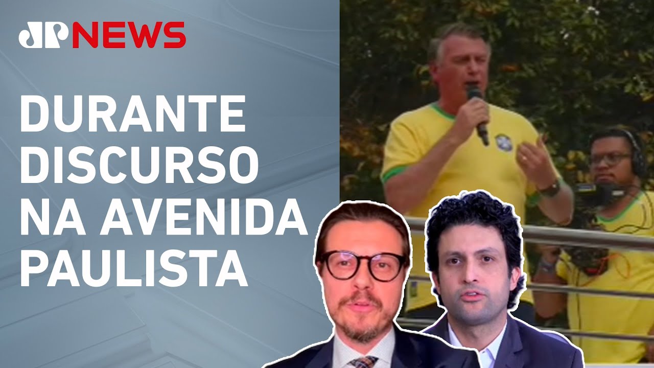 Comentaristas analisam discurso de Bolsonaro que sobe o tom e cobra freio contra o STF