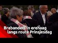 Brabanders in erehaag langs de route van Prinsjesdag