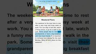 Weekend Plans #weekend #easyenglisheveryday