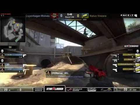 Conter Strike : Copenhagen Wolves vs Na'Vi - De Overpass (StarSeries XII)