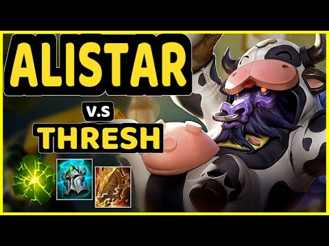 CARBON (ALISTAR) vs THRESH - BOTTOM SUPPORT GAMEPLAY - OC Ranked GRANDMASTER