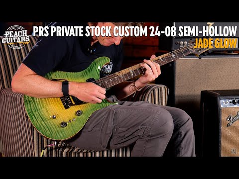 Immagine PRS Private Stock | Custom 24-08 Semi Hollow - Jade Glow - 13