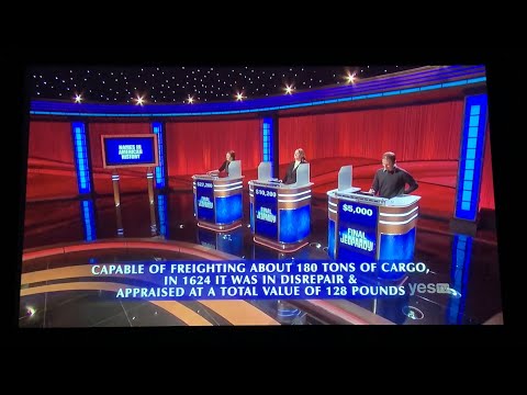 Final Jeopardy, “Names in American history” - Mattea Roach DAY 15 (4/25/22)