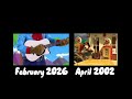 That S A Deal February 2026 April 2002 Side By Side Comparison Chuck E Cheese