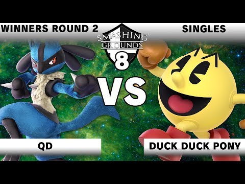 Smashing Grounds 8 - QD (Lucario) Vs. Duck Duck Pony (Pac-Man) - Winners Round 2 - SSBU