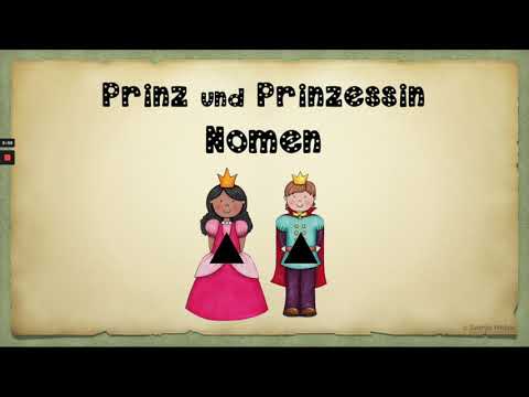 Das Wortartenmärchen Teil 1 - Prinz und Prinzessin Nomen