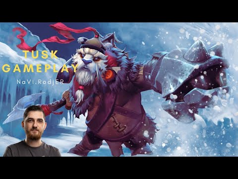 NaVi.RodjER - Tusk Support | Patch 7.27d | Player Perspective - Dota 2 Gameplay