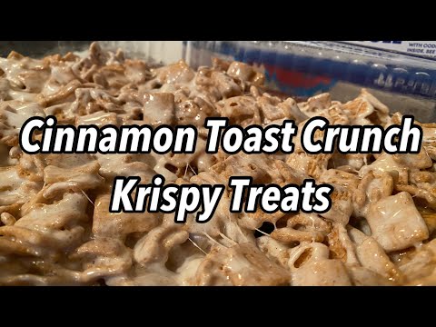 Cinnamon Toast Crunch Krispy Treats/Rice Krispy Treats Recipe/Twisted Mikes