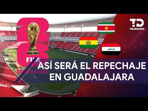 Bolivia, Suriname and Iraq will play the 2026 World Cup play-off in Guadalajara