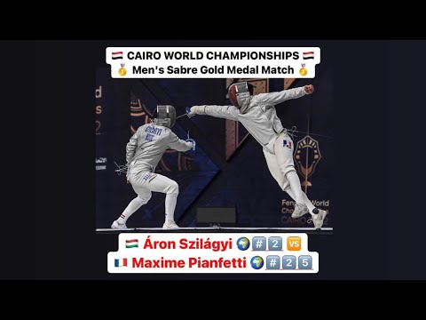 Cairo World Championships 2022 SMS - GOLD - Szilagyi HUN v Pianfetti FRA
