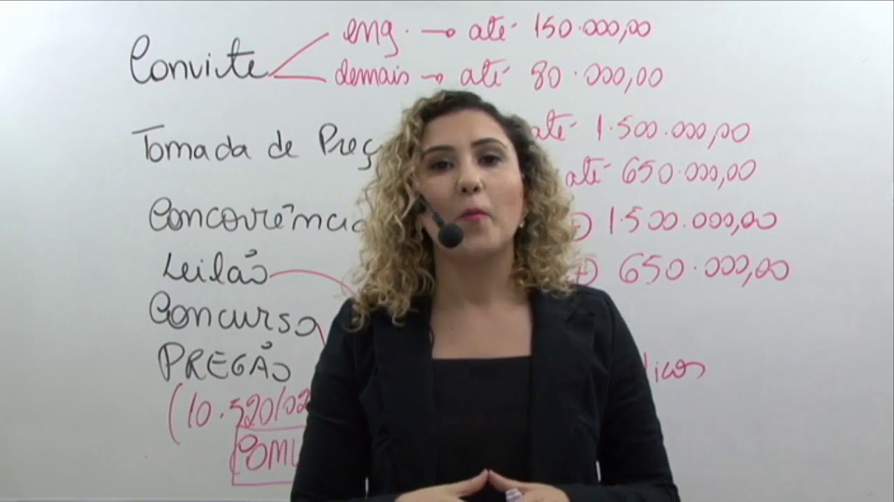 Modalidades Licitatórias: Convite, Tomada, Concorrência...